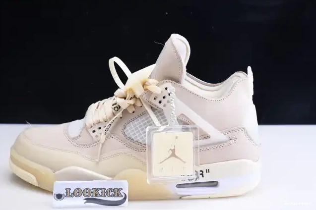Cheap LUCY Air Jordan CV9388-100 x 4 Sail Off-White 0616